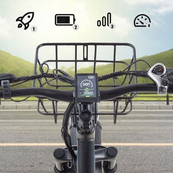 Väggel elektrisk PASEBIKE P26 Mate 1500W 25Ah 50KM/H oljebroms 26 tum E-cykel