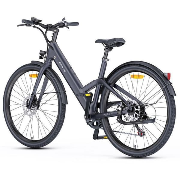 ENGWE N1 Air ST Elcykel - Räckvidd 100km - Batteri 36V13Ah - Däck 700*38C - Ram i kolfiber, Grå