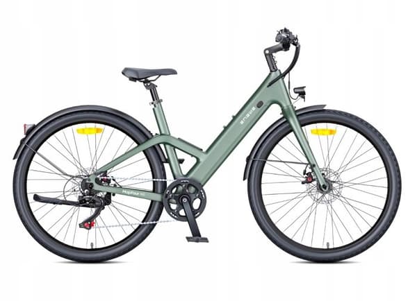 ENGWE N1 Air ST Elcykel - Räckvidd 100km - Batteri 36V13Ah - Däck 700*38C - Ram i kolfiber, GRÖN