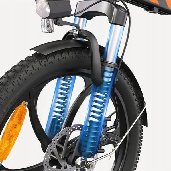 Fällbar elcykel ENGWE P1 36V 13AH 250W 25KM/H 100KM silver Ebike