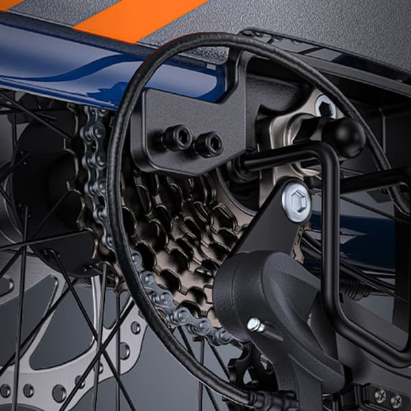 ENGWE LE20 20'' lastelbil, 19,2AH/38,4AH batteri tillval, 250W motor, med vridmomentsensor, 7-växlad