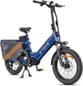 Miniatyrbild 1 av 6: ENGWE LE20 E-Bike Elcyklar 20 Inch Dual Battery Version 38.2ah 250W 48V 180km Fat Bike Blue