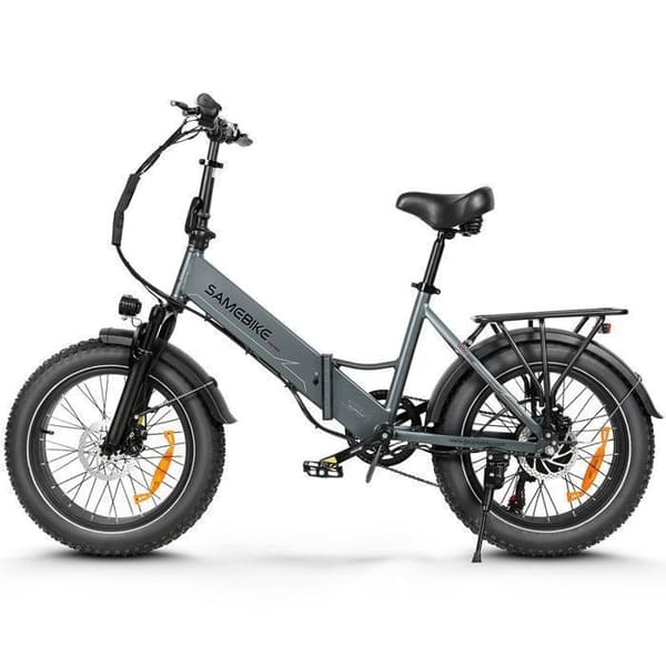 Samebike LOTDM200-II - Fällbar elcykel VAE 20" - 750W motor 48V/13Ah batteri, Shimano 7 Speeds, Räckvidd 90 km, Vit