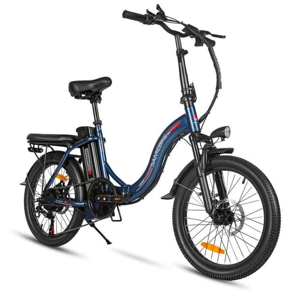 Samebike CY20 560 W 32 km/h 20" MTB hopfällbar elcykel Blå