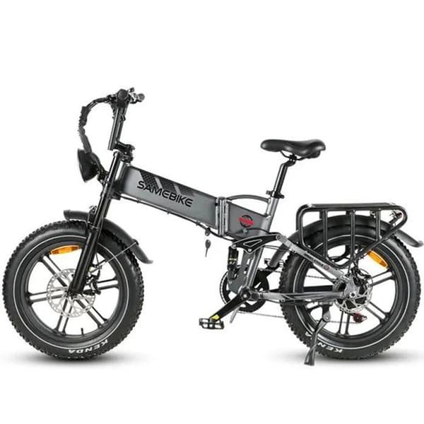 SAMEBIKE RS-A02 hopfällbar elcykel 8V17AH Motor 1200W Däck 20*4,0 tum Grå