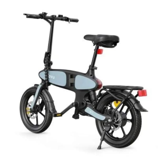Elcykel DYU C2 250W 25km/h 45KM 7,5Ah 48V aluminiumram 16" hjul svart