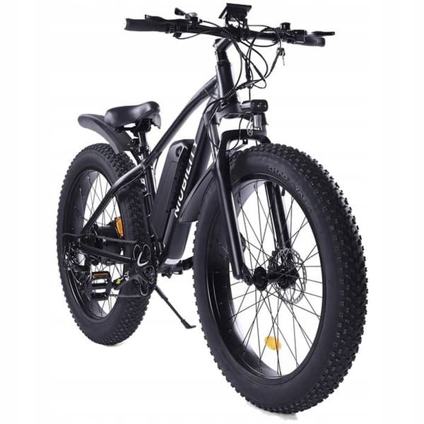 Niubility B26 elcykel aluminiumhjul 26" svart 48V 1000W 12,5AH 35KM/H 26 Inch SHIMANO 7-växlad transmission svart