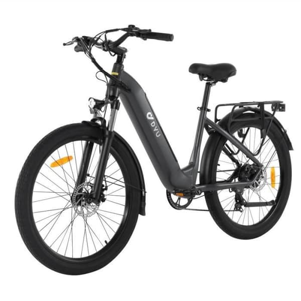 DYU C1 - Elcykel - 26" hjul - 350W Motor - 36V 10AH Batteri - Svart