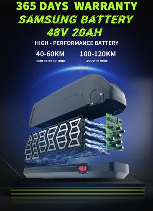 Elcykel - DUOTTS - N26 - 750W Dubbelmotor - Samsung 48V 20AH Batteri - Hydrauliska bromsar