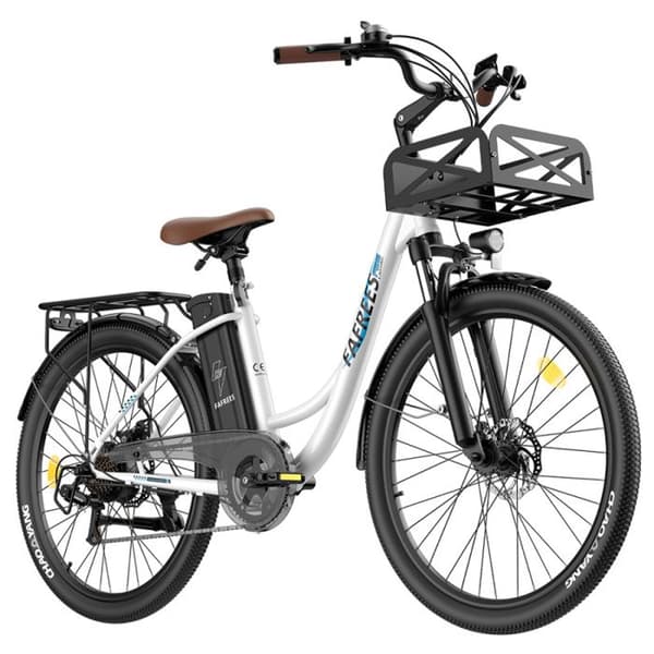 Fafrees F26 Lasting Elcykel - 250W Motor - 36V 20,3 Ah Batteri - 26*1,95'' Däck - Maxhastighet 25 km/h - Räckvidd 140 km