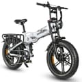 Miniatyrbild 2 av 4: SAMEBIKE RS-A02 hopfällbar elcykel 8V17AH Motor 1200W Däck 20*4,0 tum Vit