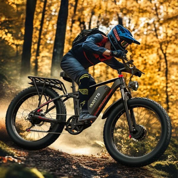 DUOTTS S26 Elcykel - 750W*2 Dubbelmotor - 48V/20Ah Samsung batteri - 7 SHIMANO hastigheter - 26*4,0'' hjul