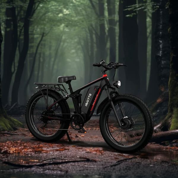 DUOTTS S26 Elcykel - 750W*2 Dubbelmotor - 48V/20Ah Samsung batteri - 7 SHIMANO hastigheter - 26*4,0'' hjul