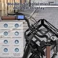 Miniatyrbild 6 av 6: Fafrees F26 Hållbar elcykel 26 tum, 36V 20,3Ah, 250W 25km/h, City E-Bike Räckvidd 80-200 km, Last 120kg blå