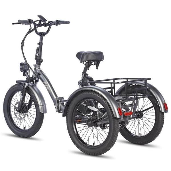 FAFREES F20 Mate Elcykel - 500W Motor 48V18.2AH Batteriassisterad räckvidd 110KM Hydrauliska bromsar - Grå