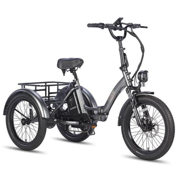 FAFREES F20 Mate Elcykel - 500W Motor 48V18.2AH Batteriassisterad räckvidd 110KM Hydrauliska bromsar - Grå