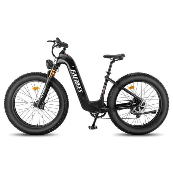 Fafrees F26 CarbonX elcykel, 1000W motor, 48V 22,5AH, 26"*4,8, SHIMANO 9-växlad, kolfiberram, elektrisk mountainbike-svart