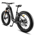 Miniatyrbild 4 av 4: Fafrees F26 CarbonX elcykel, 1000W motor, 48V 22,5AH, 26"*4,8, SHIMANO 9-växlad, kolfiberram, elektrisk mountainbike-svart