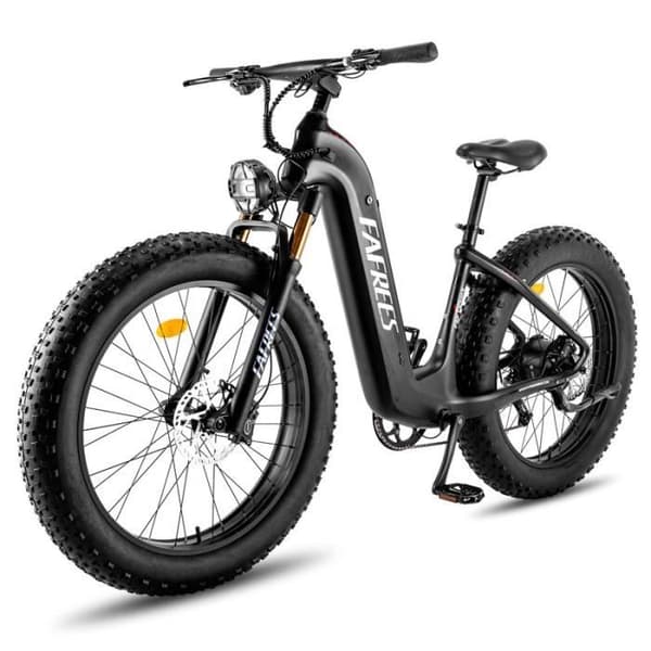 Fafrees F26 CarbonX elcykel, 1000W motor, 48V 22,5AH, 26"*4,8, SHIMANO 9-växlad, kolfiberram, elektrisk mountainbike-svart