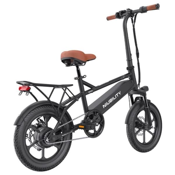 Niubility B16S elcykel, 35OW motor, 36 V 14,5 Ah batteri, 16 x 2,125 tums däck, räckvidd 60 km, skivbromsar fram