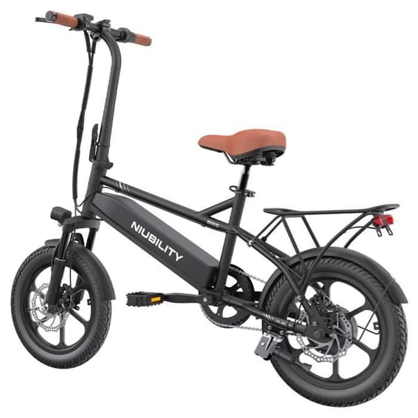 Niubility B16S elcykel, 35OW motor, 36 V 14,5 Ah batteri, 16 x 2,125 tums däck, räckvidd 60 km, skivbromsar fram
