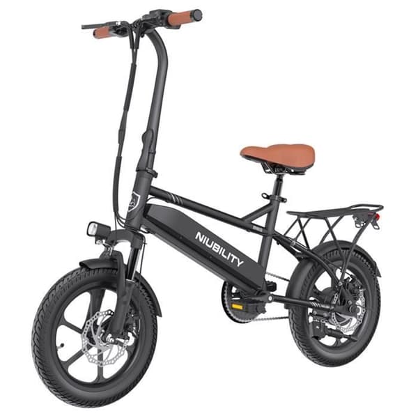 Niubility B16S elcykel, 35OW motor, 36 V 14,5 Ah batteri, 16 x 2,125 tums däck, räckvidd 60 km, skivbromsar fram