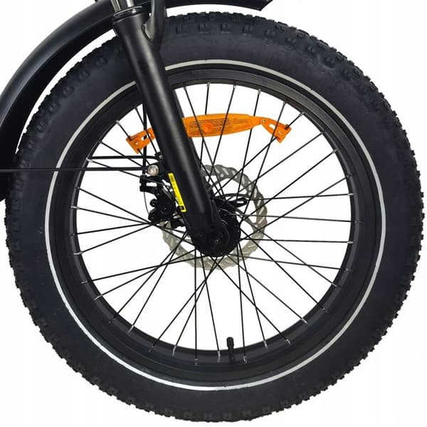 Elcykel DZ-2030 - SHIMANO 7-växlad Fällbar ram aluminiumhjul 20" 500W 48V 13AH 40KM/H svart
