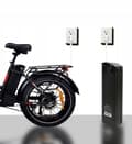 Miniatyrbild 4 av 6: Elcykel DZ-2030 - SHIMANO 7-växlad Fällbar ram aluminiumhjul 20" 500W 48V 13AH 40KM/H svart