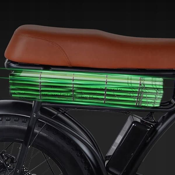 GOGOBEST GF750 PLUS elcykel - 20" aluminiumhjul - 2000W 48V 17,5Ah - Svart