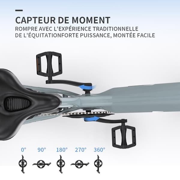 ONESPORT OT05 Ebike 27,5" elcykel - Momentsensor - Hydrauliska bromsar - 36V 250W 18,2Ah - Bluetooth APP