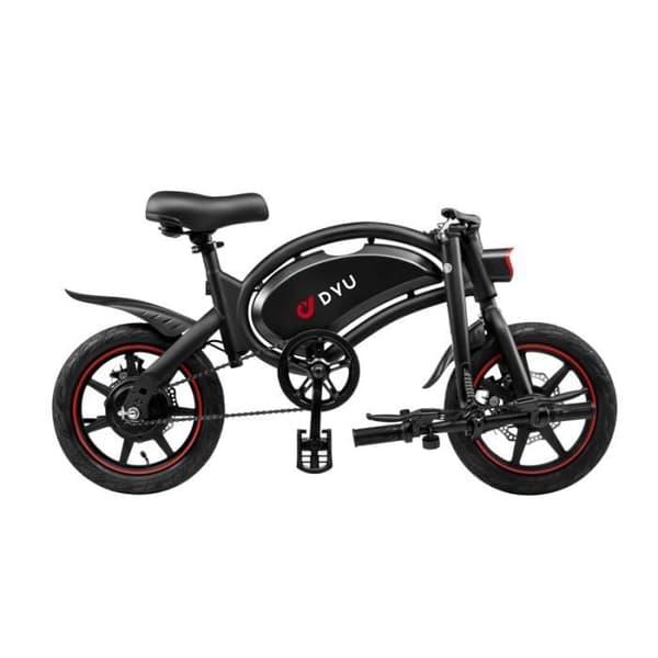 DYU D3F hopfällbar elcykel - 10Ah batteri 14 tum - 250W