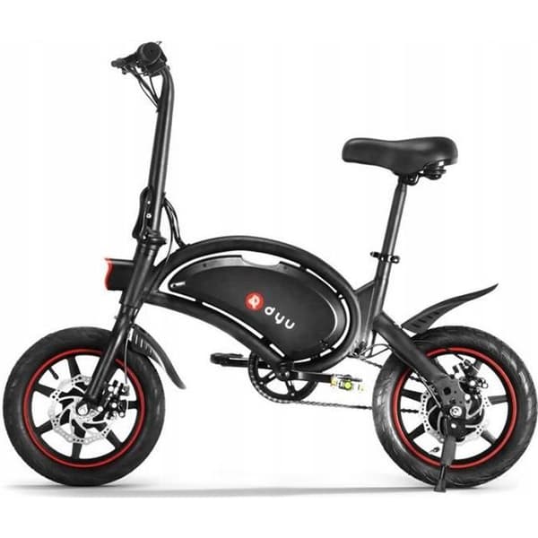 DYU D3F hopfällbar elcykel - 10Ah batteri 14 tum - 250W