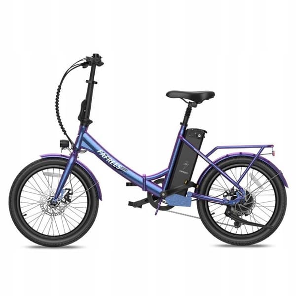 Fafrees F20 Lasting Aurora Purple E-Bike Folding 20 Inch med batteri 36V 18,2A, 250W 25 km/h SHIMANO 7