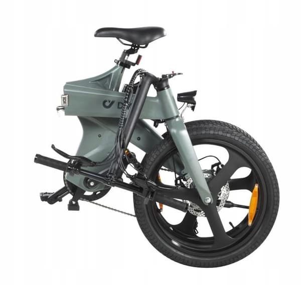 Elcykel DYU T1 250W 25km/h 10ah 26V 30KM magnesium lättmetallfälgar 20" grön