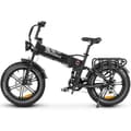 Miniatyrbild 4 av 4: SAMEBIKE RS-A02 hopfällbar elcykel 8V17AH Motor 1200W Däck 20*4,0 tum Svart