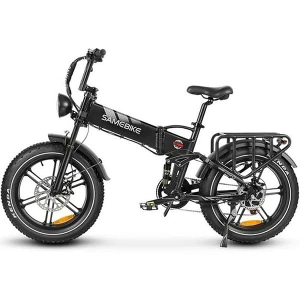 SAMEBIKE RS-A02 hopfällbar elcykel 8V17AH Motor 1200W Däck 20*4,0 tum Svart