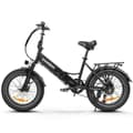 Miniatyrbild 6 av 6: Samebike LOTDM200-II - 20" hopfällbar elcykel VAE - 750W motor 48V/13Ah batteri, Shimano 7 hastigheter, räckvidd 90 km, svart