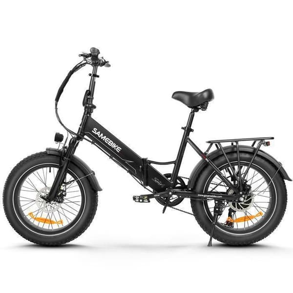 Samebike LOTDM200-II - 20" hopfällbar elcykel VAE - 750W motor 48V/13Ah batteri, Shimano 7 hastigheter, räckvidd 90 km, svart