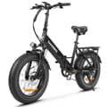 Miniatyrbild 1 av 6: Samebike LOTDM200-II - 20" hopfällbar elcykel VAE - 750W motor 48V/13Ah batteri, Shimano 7 hastigheter, räckvidd 90 km, svart