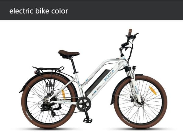 FICYACTO M2PRO VAE elcykel - 500W MTB-motor - 48V 14,5AH - Shimano 7 hastigheter - Assisterad trampning - Räckvidd 25 km/h - Vit