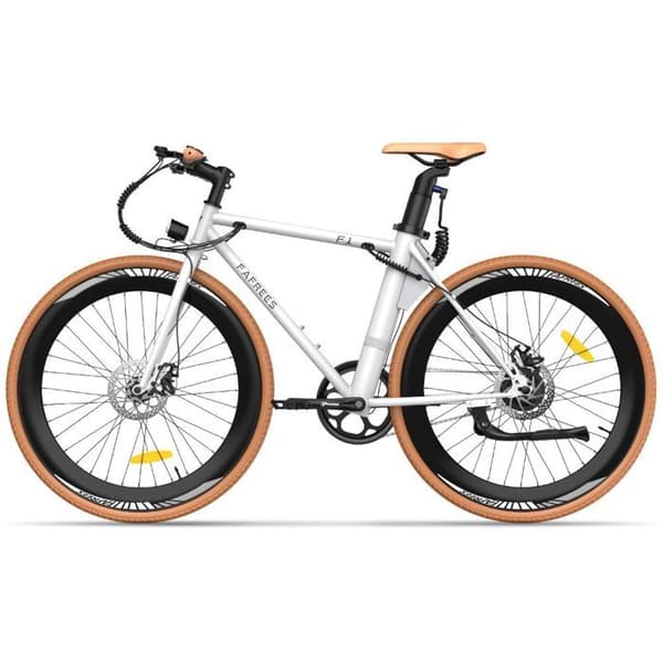 Fafrees F1 elektrisk landsvägscykel, 250W motor, 10Ah batteri, 700C*38C däck, vit