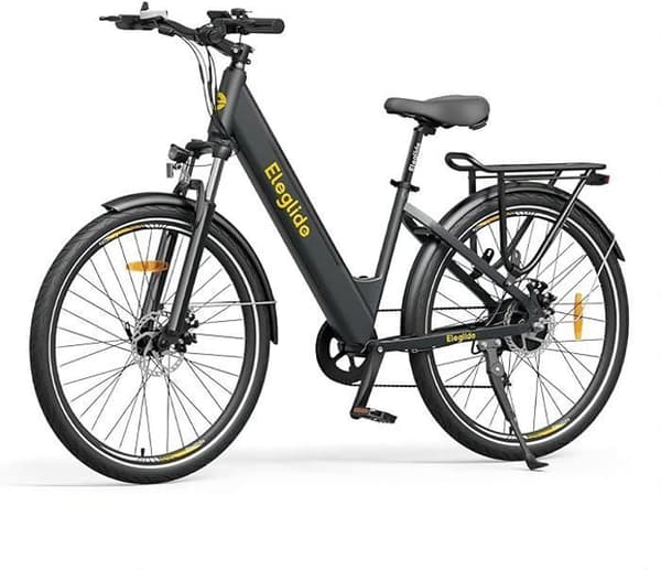 Eleglide T1 Step-Thru E-Bike, 27,5 tums elcykel, touringcykel, stadscykel, 36V 13Ah litiumbatteri,