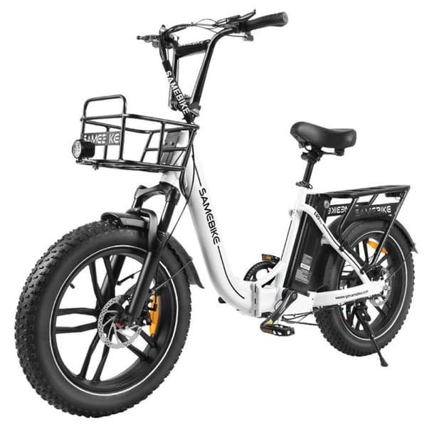 SAMEBIKE C05 Pro Elcykel - 500 W Motor - 36 V 13 Ah batteri - 20*4 tums däck - Max räckvidd 70 km - Shimano 7 hastigheter