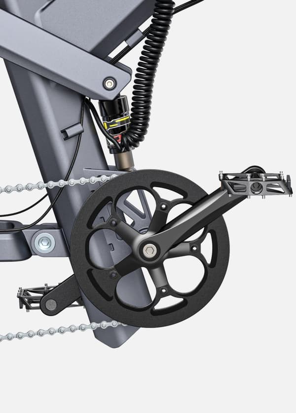 ENGWE X26 1000W elektrisk cykel | 48V 29,2Ah dobbelt batteri | 150 km rækkevidde | 26" Snedæk | Hydrauliske bremser