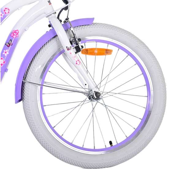 Volare - Barncykel - Lovely 20 Tum Lila - 6 Växlar