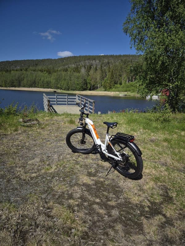 Shengmilo 1000W voksen elcykel MX06, 26-tommer bredt dæk, 48V 17,5Ah batteri, hydrauliske skivebremser, 60 km rækkevidde, bypendler elcykel