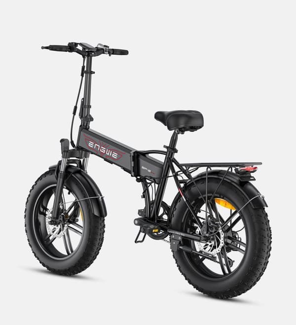 ENGWE EP-2 Boost taitettava sähköpyörä 250W, 20''* 4'' maastorenkaat, 48V13Ah irrotettava akku, kantama jopa 120km, Shimano 7-vaihteinen