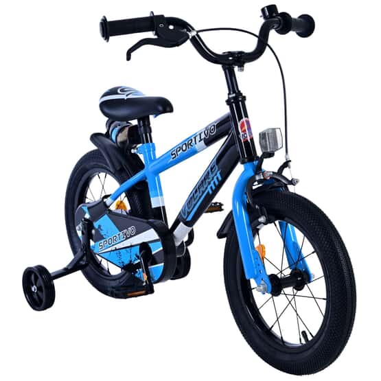Barncykel - Volare - Sportivo Kids Bike - 14 Tum - Blå Svart