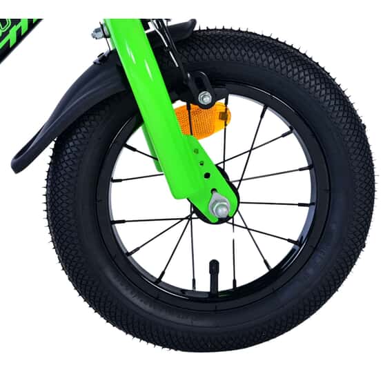 Lasten pyörä - Volare - Sportivo Kids Bike - 12 tuumaa - Vihreä Musta