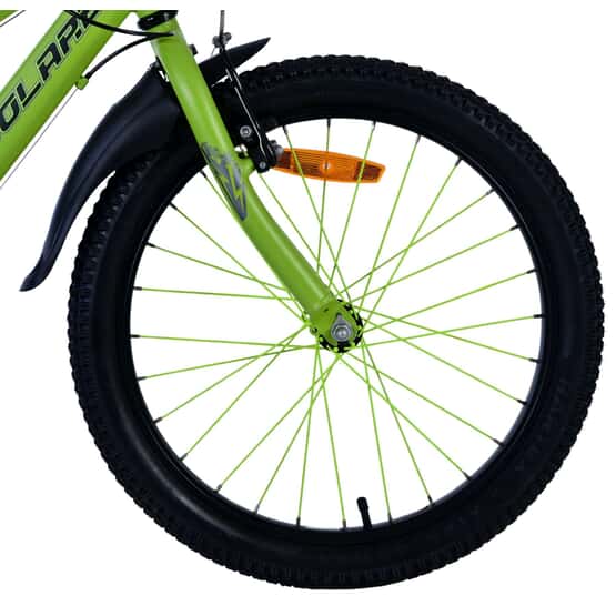 Barncykel - Volare - Rocky Children'S Bike - 20 Tum - 7 Växlar - Grön/Grå